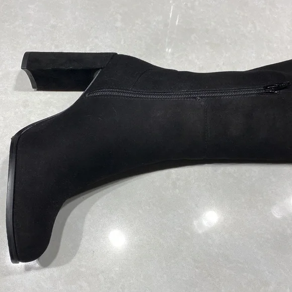 STUART WEITZMAN suede over the knee boots ankle zipper size 6 new condition ⭐️⭐️ - Picture 8 of 17